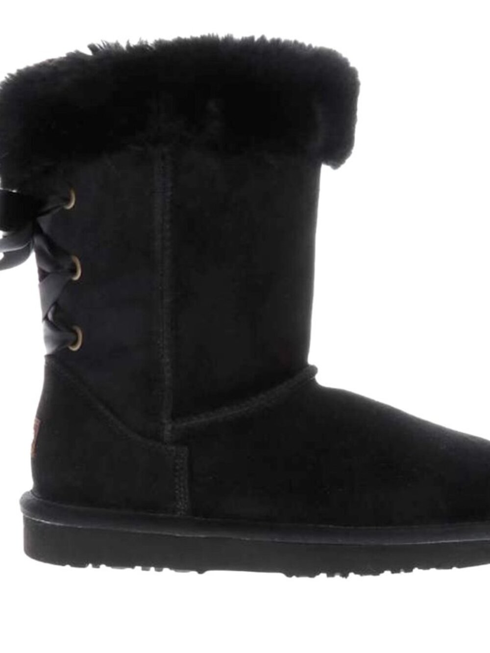 New Lamo Black Boots with Adorable Bow Accent SIZE 8